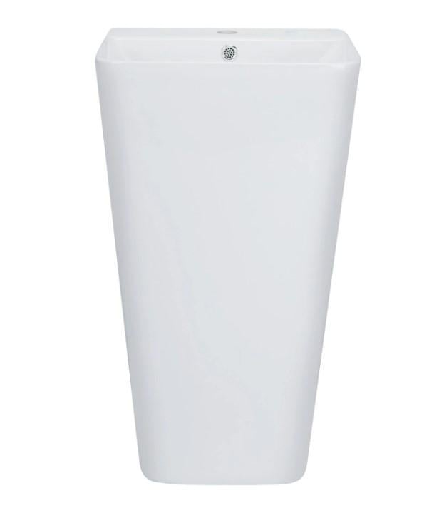 Раковина Qtap Tern напольная без донного клапана (QT1711G302WN)