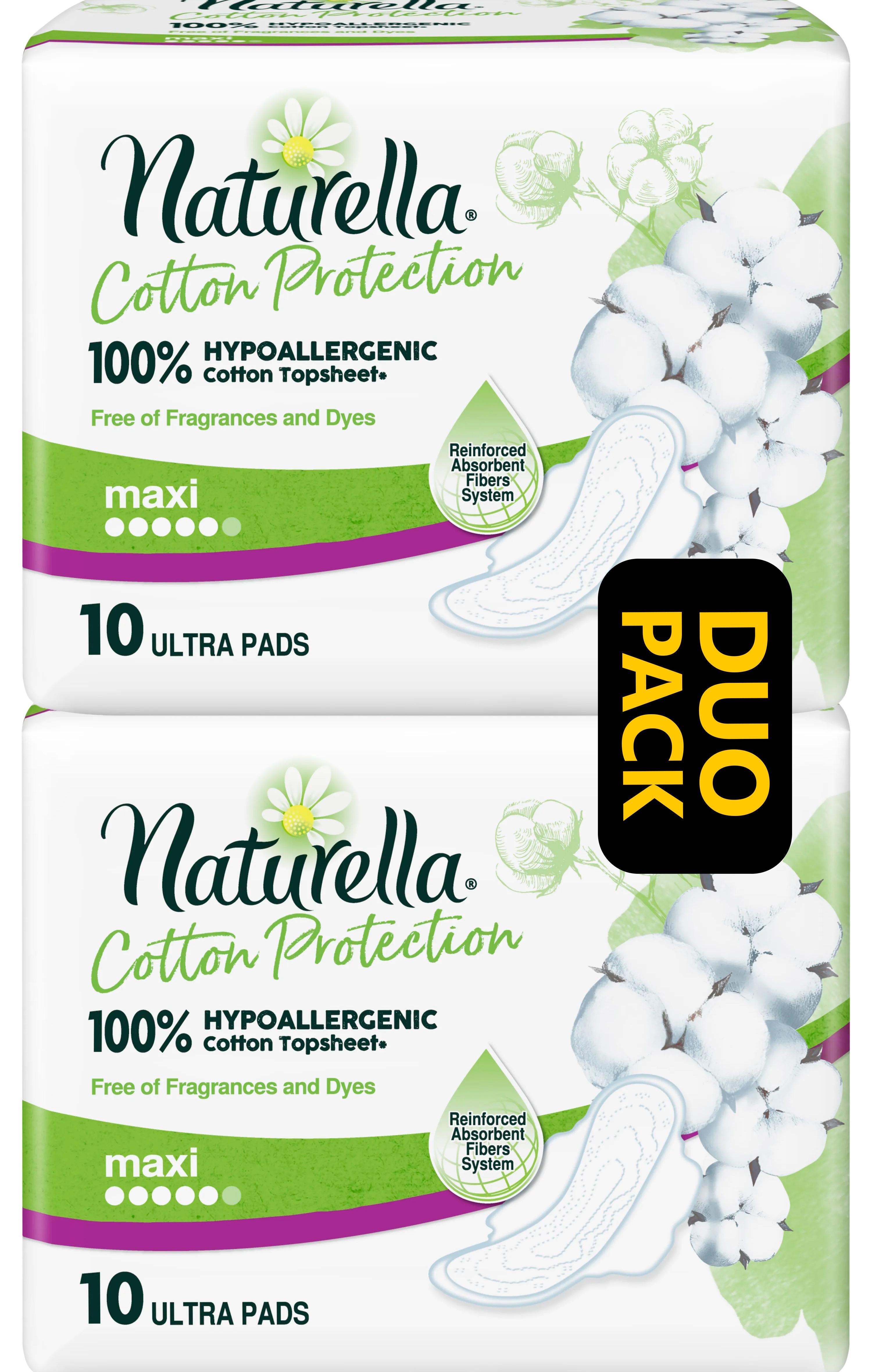 Прокладки гігієнічні Naturella Cotton Protection Ultra Maxi 20 шт.