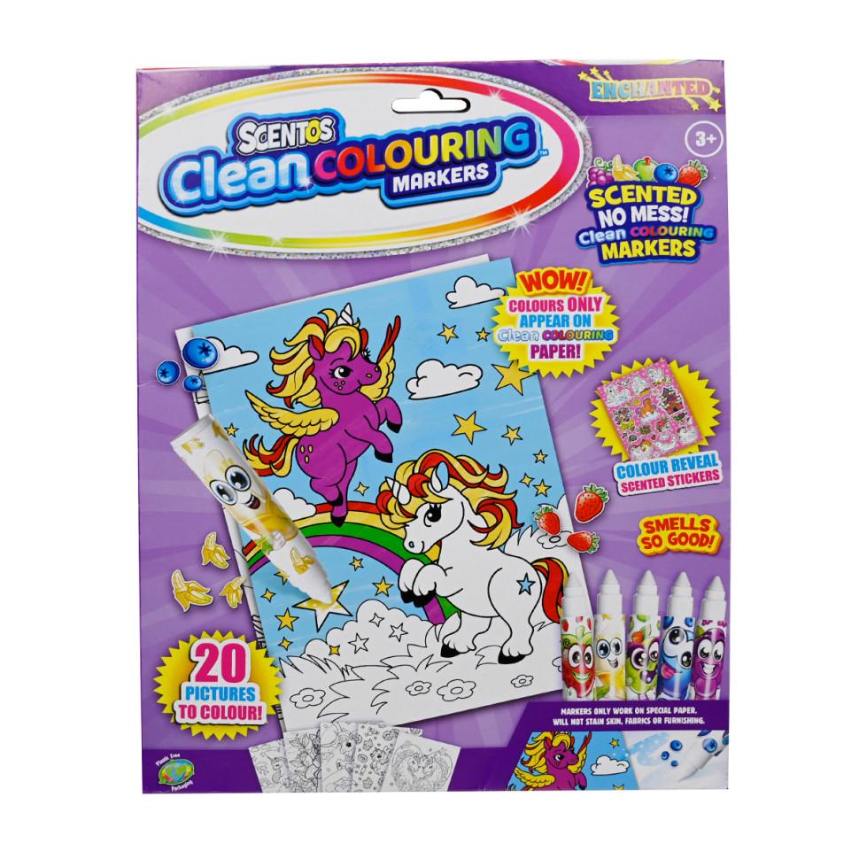 Ароматный набор для творчества Волшебный мир Scentos Clean Colouring (20210)