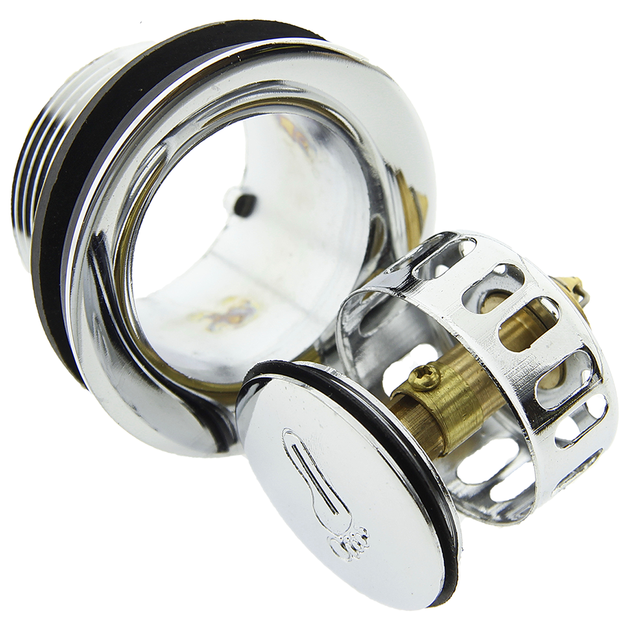 Клапан для душевой кабины ПУ03 с сеточкой для сбора мусора (14164666)