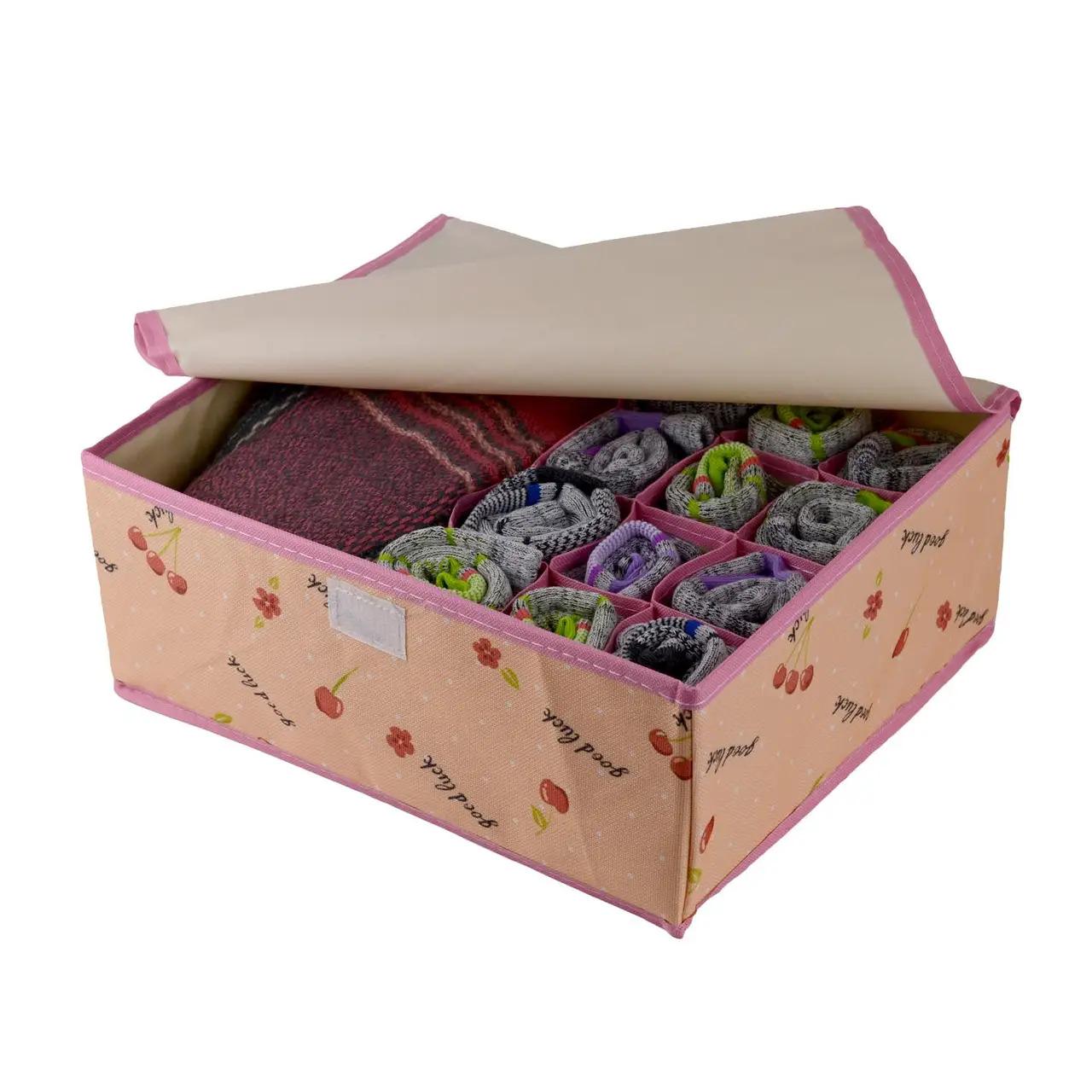 Органайзер для нижнего белья и носков 12 ячеек/1 большое отделение (ОДШ-124-9)