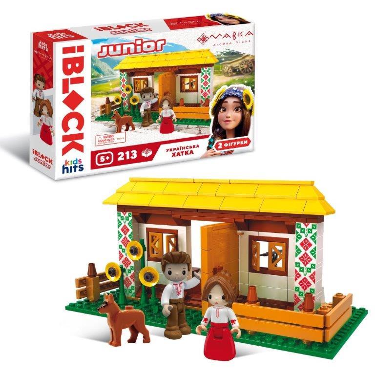 Конструктор пластиковый Iblock Junior Mavka Украинский домик 213 дет. 37,5x26x6 см (2523912465) Конструктор пластиковый Iblock Junior Mavka Украинский домик 213 дет. 37,5x26x6 см (2523912465)