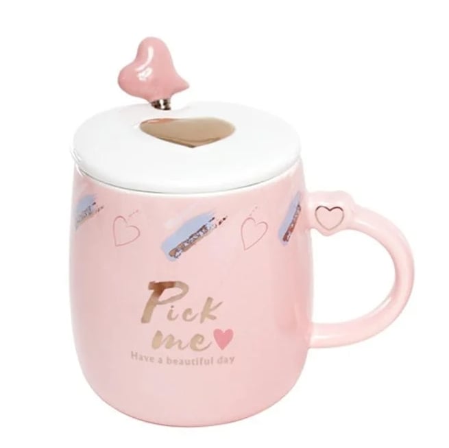 Заварник порцеляновий Flora з кришкою та ложкою Love 0,42 л (32143)