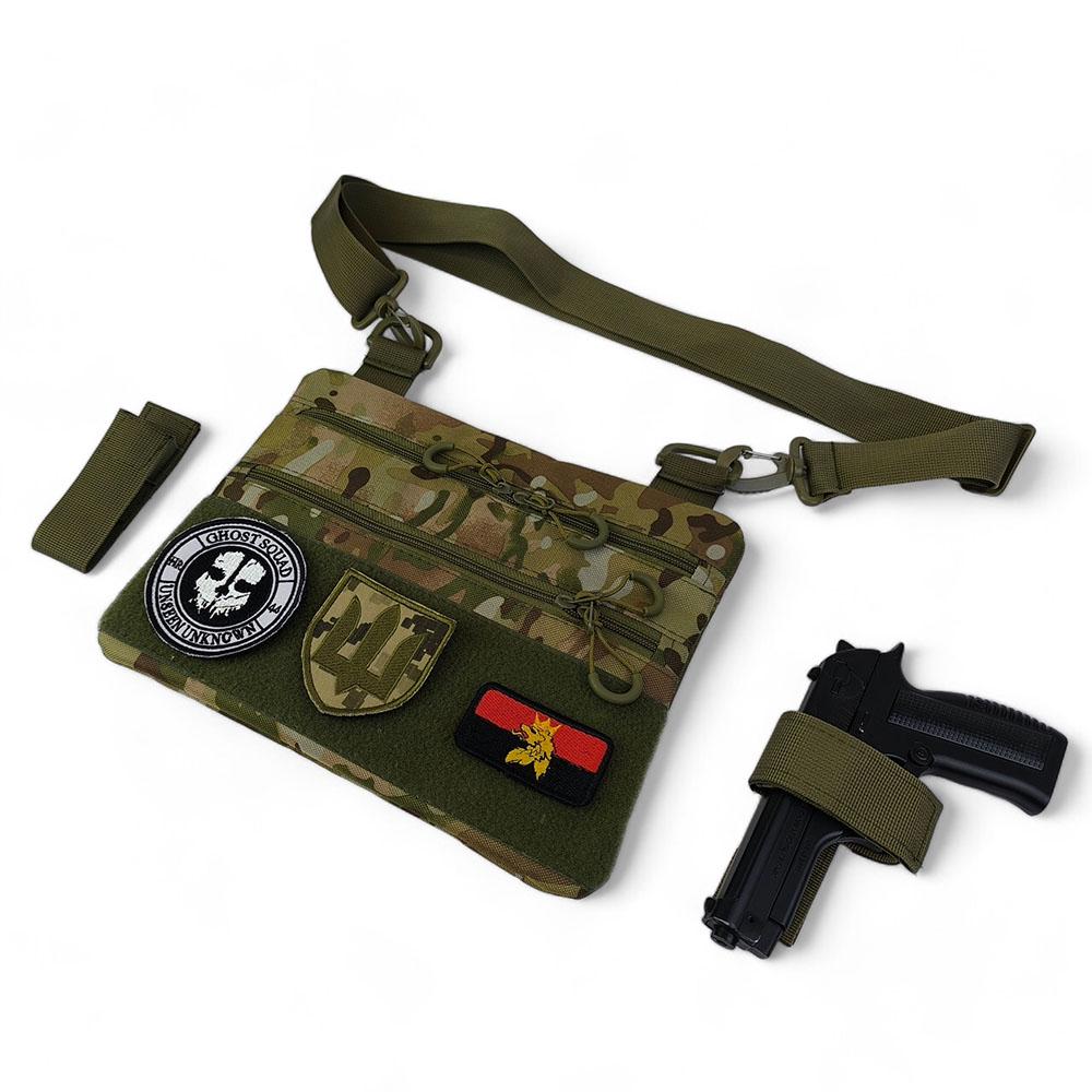 Сумка мужская нагрудная военная (521254) - фото 35 Сумка мужская нагрудная военная (521254) - фото 35