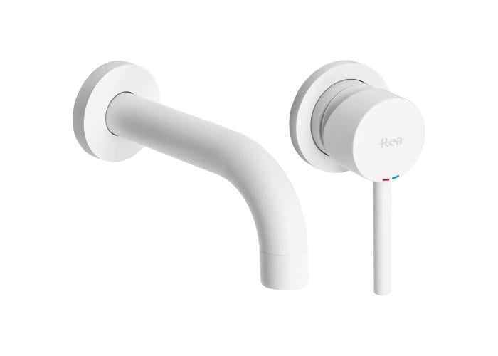 Смеситель скрытого монтажа REA Lungo BOX Белый мат (REA-B9559)