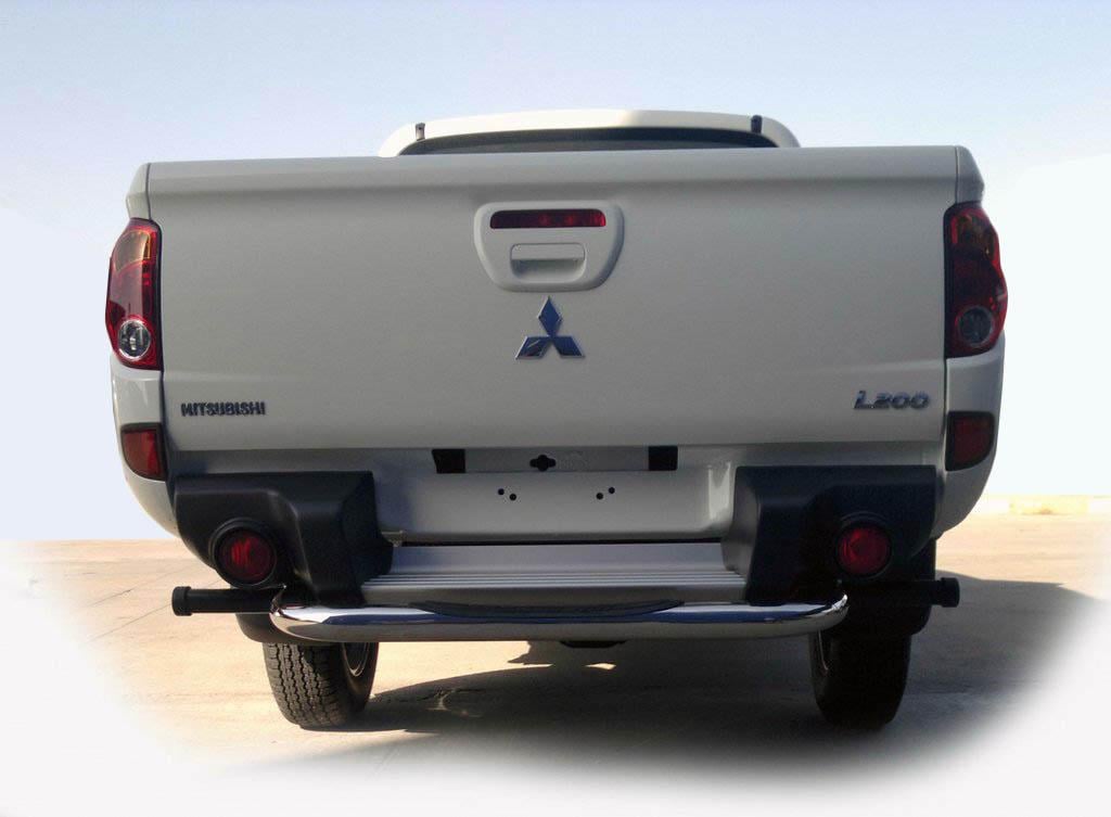Задняя защита AK007 CAN для Mitsubishi L200 2006-2015 гг. нержавеющая сталь Хром