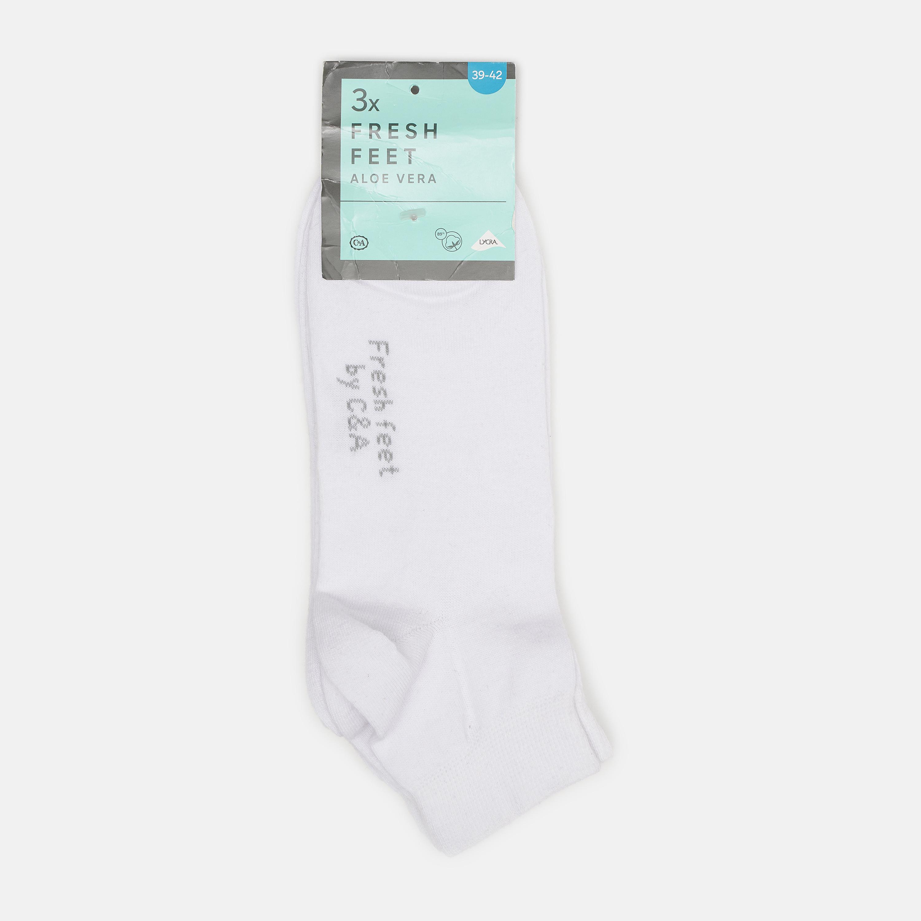 Шкарпетки C&A 3 пари р. 39-42 Білий (9531279840690)