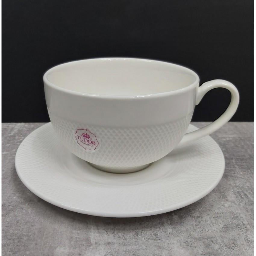 Чашка чайна Interos TU1062-4 Сітка порцелянова з блюдцем 230 мл - фото 3 Чашка чайна Interos TU1062-4 Сітка порцелянова з блюдцем 230 мл - фото 3