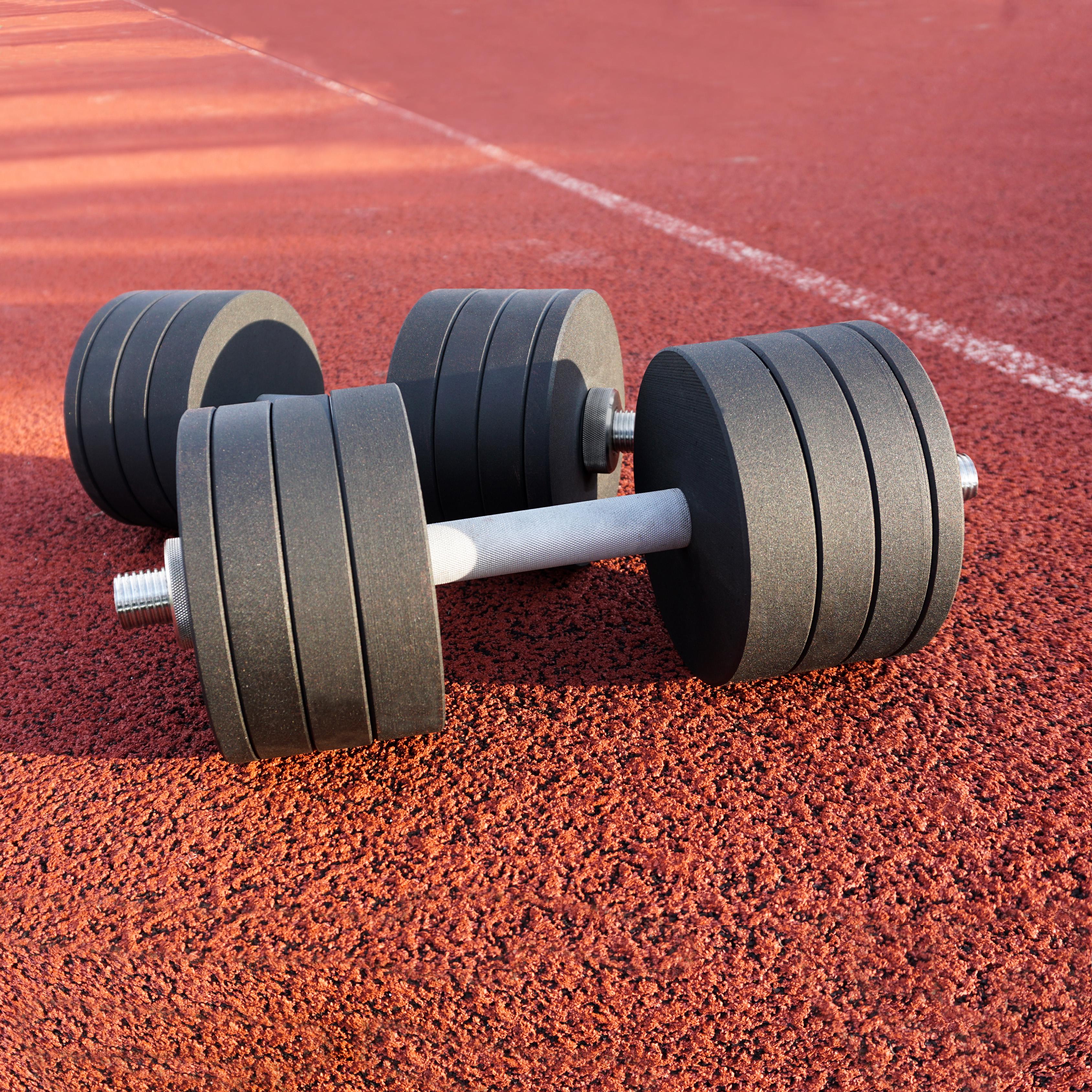 Гантелі набірні ТокГанМал-00232 металеві з покриттям 64 кг - фото 1