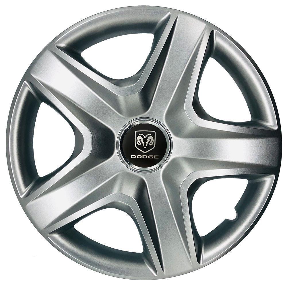 Колпаки SJS с логотипом Dodge 418 R16 4 шт. Серебряный (31009304)