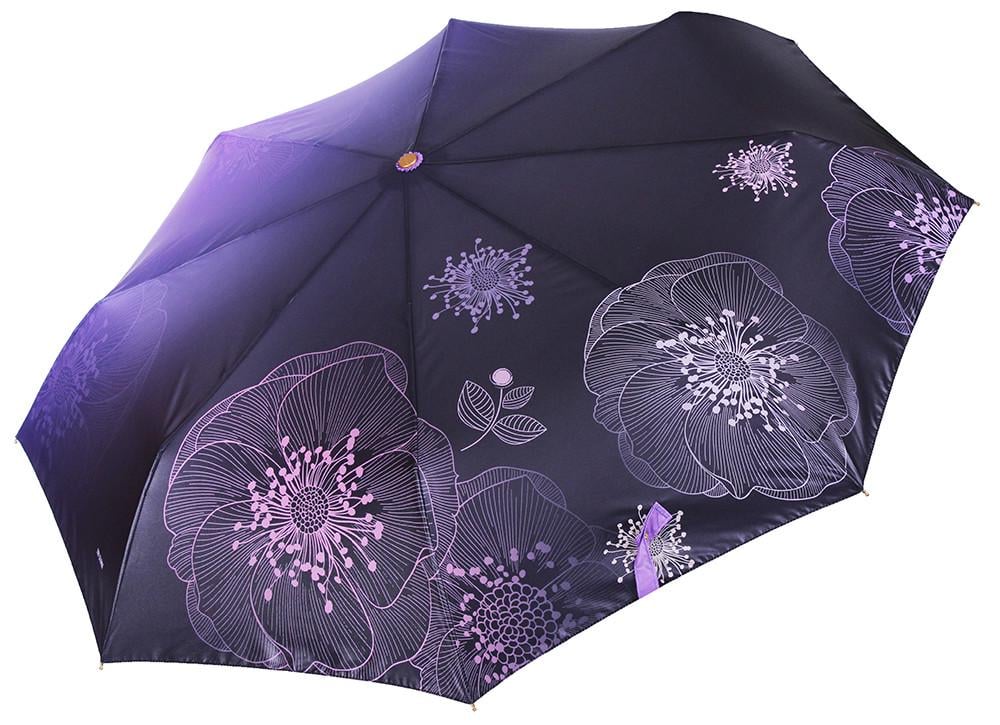 Зонт женский складной Три Слона автомат D 107 мм Violet (3680-5)