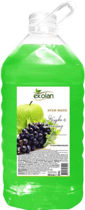 Крем-мыло жидкое Ekolan Яблоко & Виноград 5000 г (18087) Крем-мыло жидкое Ekolan Яблоко & Виноград 5000 г (18087)