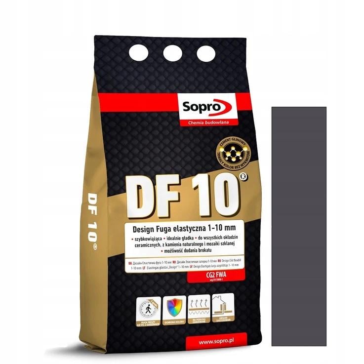 Фуга для швов Sopro DF 10 1060A №66 4 кг Антрацит