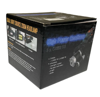 Фонарь налобный Bailong BL-RJ-3000-T6 аккумуляторный 4 режима Черный (10122) - фото 6 Фонарь налобный Bailong BL-RJ-3000-T6 аккумуляторный 4 режима Черный (10122) - фото 6