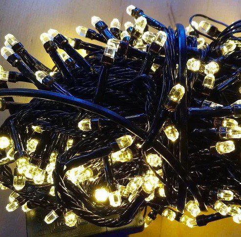 Гирлянда светодиодная Кристаллы 13 м Теплый белый (ULT-2048876)