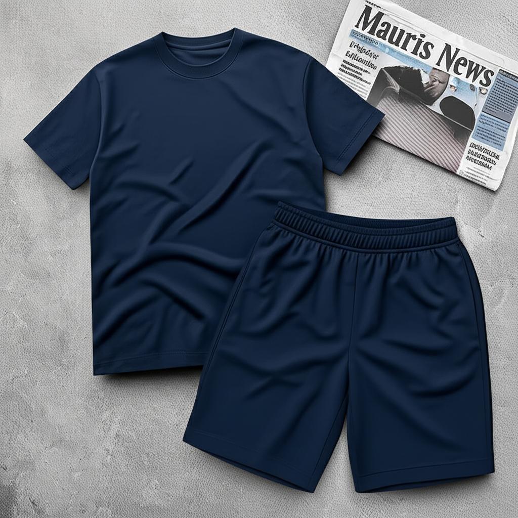 Костюм Gamer Intruder мужской летний трикотажный L-XL Темно-синий (1836637815/1/2)