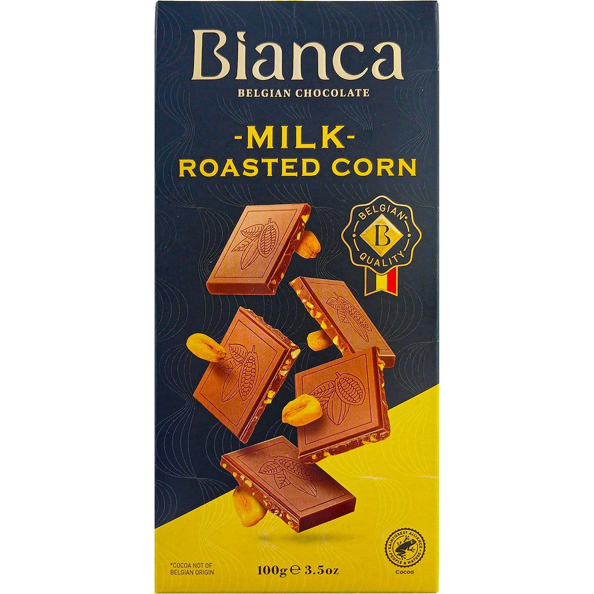 Шоколад молочний Bianca Milk Roasted Corn 100 г (13354752)
