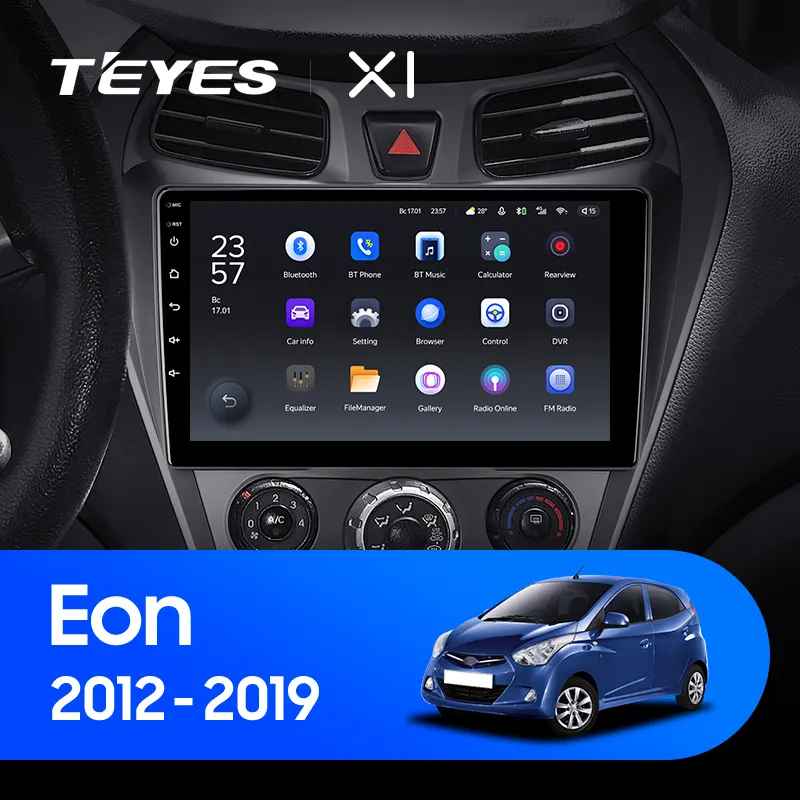 Автомагнитола штатная Teyes X1 для Hyundai Eon 2012-2019 Android - фото 3