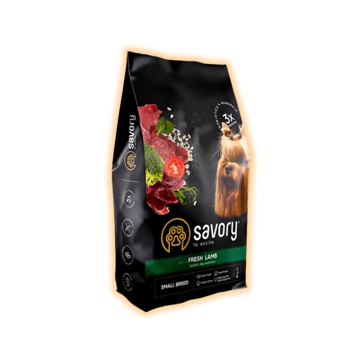 Корм сухой Savory со свежим ягненком для взрослых требовательных собак малых пород 8 кг (33085213) Корм сухой Savory со свежим ягненком для взрослых требовательных собак малых пород 8 кг (33085213)