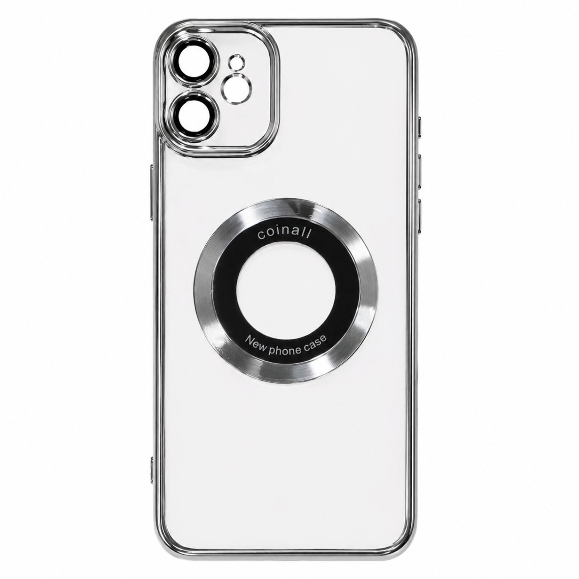 Магнитный чехол XON PhoneCase Magnetic для iPhone 11 (PCMC1111100G 8178) Серый/Прозрачный