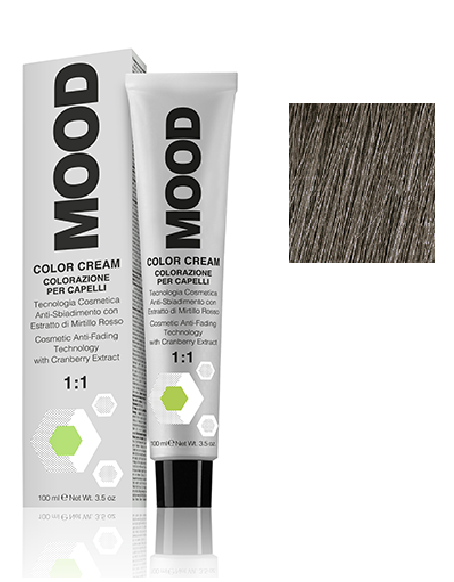 Крем-краска для волос Мood Сolor с аммиаком 100 мл 6/01 Темный натуральный пепельный блондин