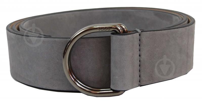 Жіночий шкіряний ремінь Tod's 3,5см Світло-сірий (S31C43)
