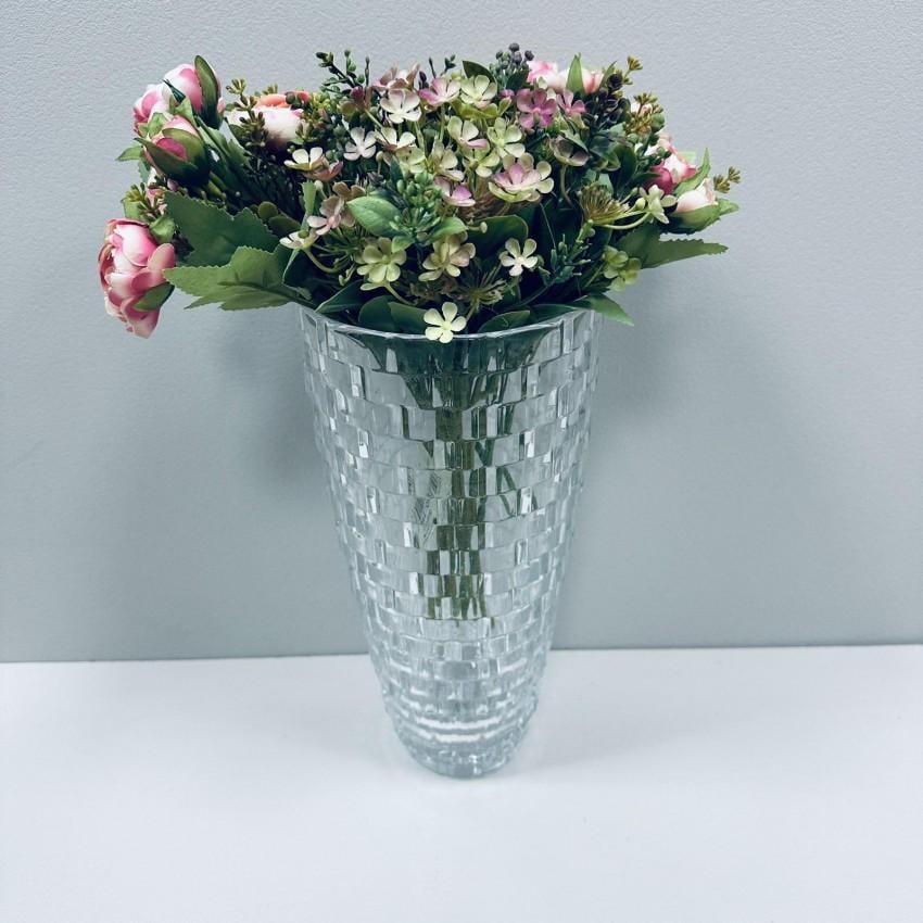 Ваза скляна Uniglass 6257 30 см (2506168602)