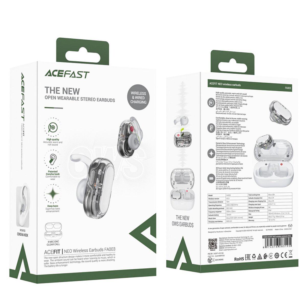 Наушники Acefast FA003 ACEFIT NEO White - фото 4