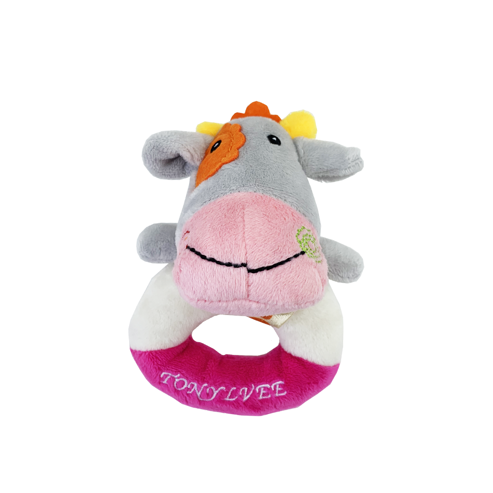Игрушка-пищалка кольцо Корова (371) Игрушка-пищалка кольцо Корова (371)