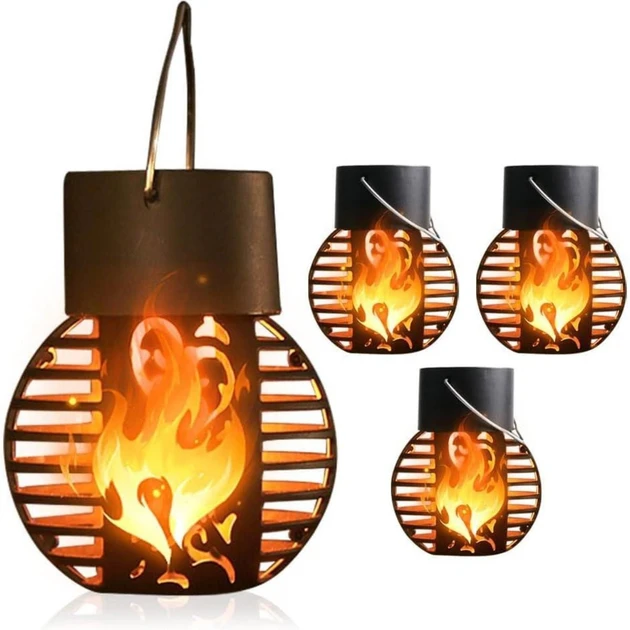 Фонари садовые Garden Light 9 с имитацией пламени 4 шт. (9752) Фонари садовые Garden Light 9 с имитацией пламени 4 шт. (9752)