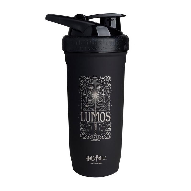 Шейкер для протеина и спортивного питания из нержавеющей стали SmartShake Reforce Harry Potter Lumos 900 мл