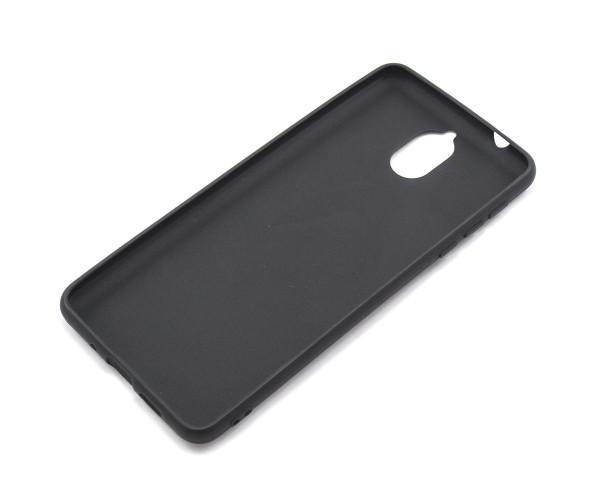 Матовый чехол накладка Silicone Matted для Nokia 3.1, Black - фото 3