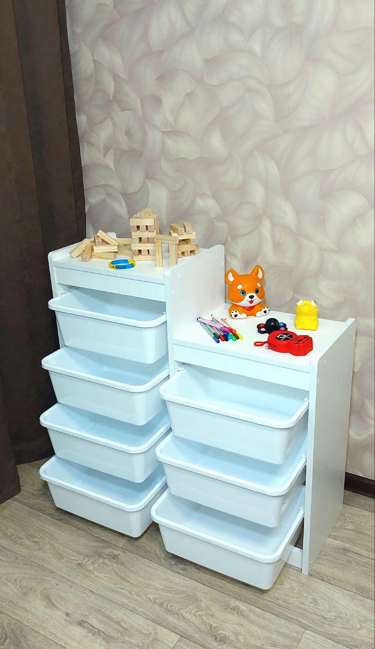 Органайзер для детских игрушек на 7 контейнеров по 11 л - фото 4 Органайзер для детских игрушек на 7 контейнеров по 11 л - фото 4