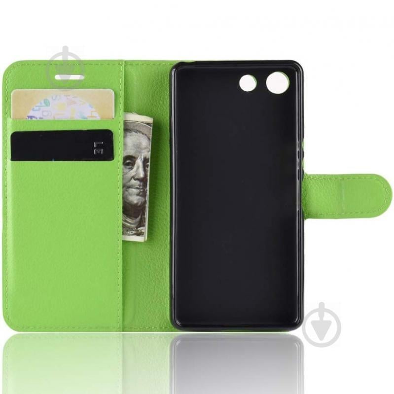 Чехол-книжка Litchie Wallet для Sony Xperia Ace / XZ4 Compact Green (hub_OvKu53421) - фото 3