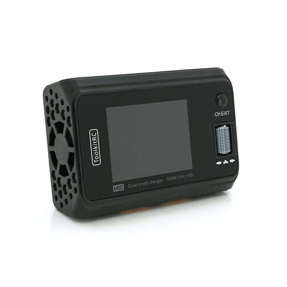 Зарядное устройство ToolkitRC M6D 2 канала 500 Вт для LiPo/Li-ion/NiMh USB (34687)