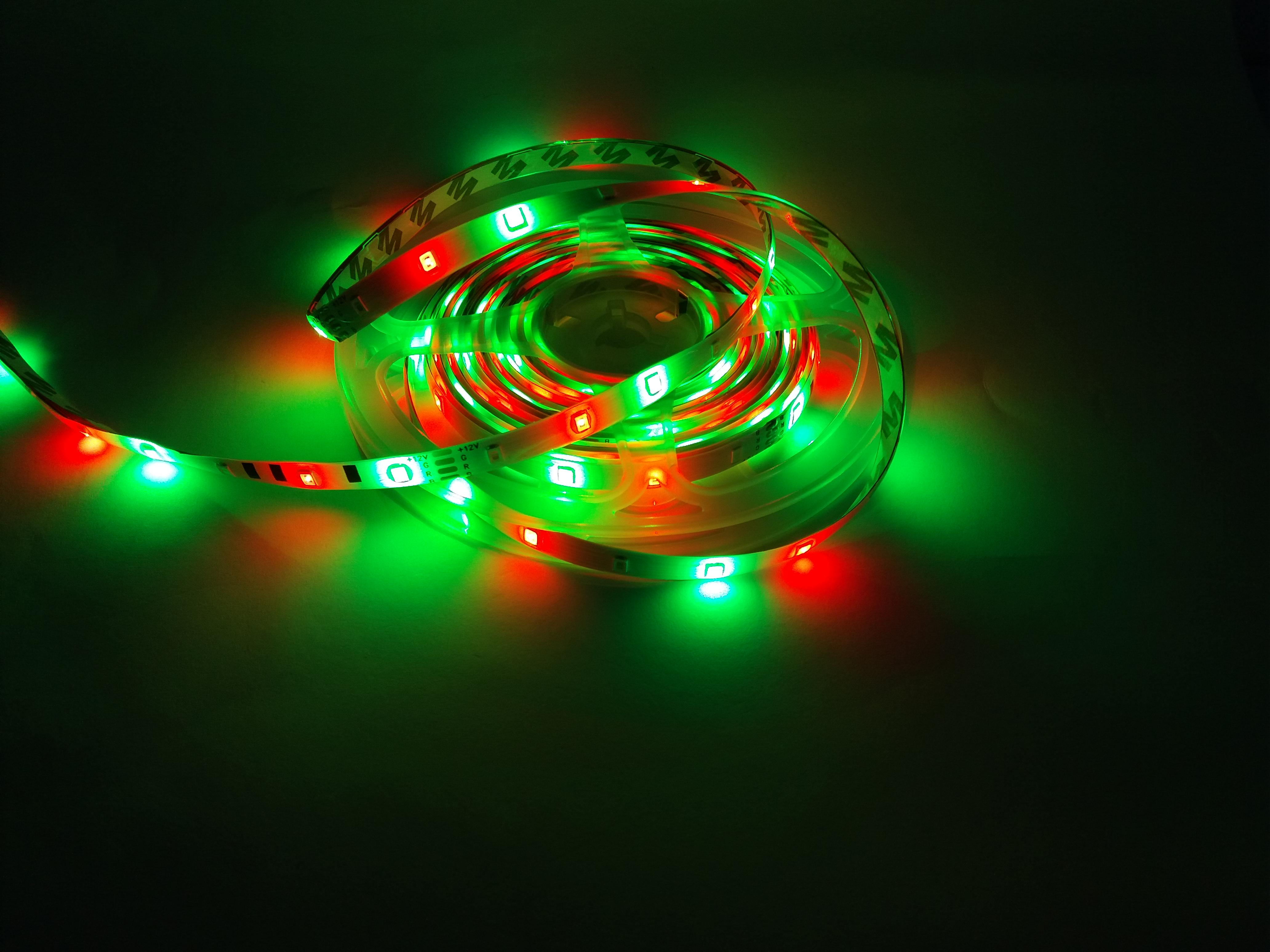 Світлодіодна стрічка RGB LED Strip SMD 3528 з контролером і блоком живлення (10004) - фото 9