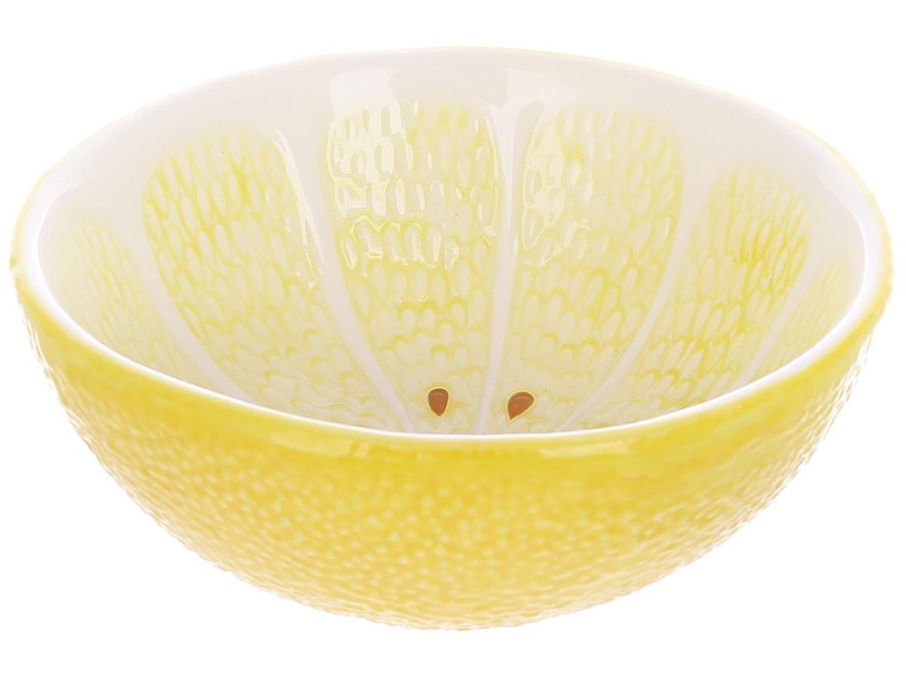 Піала керамічна Lemon 550 мл Жовтий (BDI-928-053)