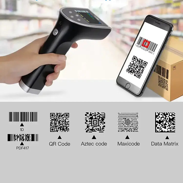 Сканер штрихкодов беспроводной 2D/1D YHD-6800DB-PRO BlueTooth (21777980) - фото 7