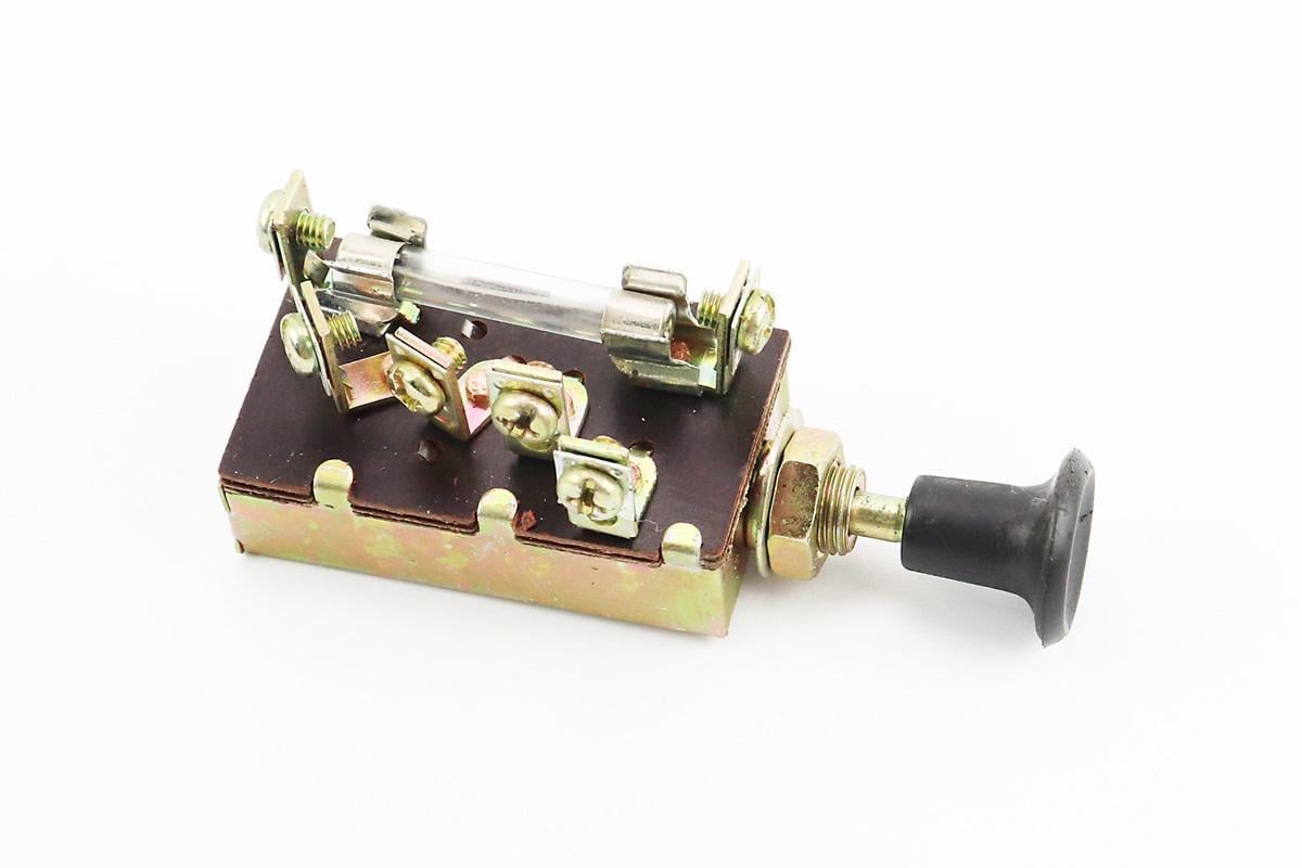 Тумблер включения света 3 положения с предохранителем к мотоблокам с двигателем R175A/R195NM и их аналогам (207591)