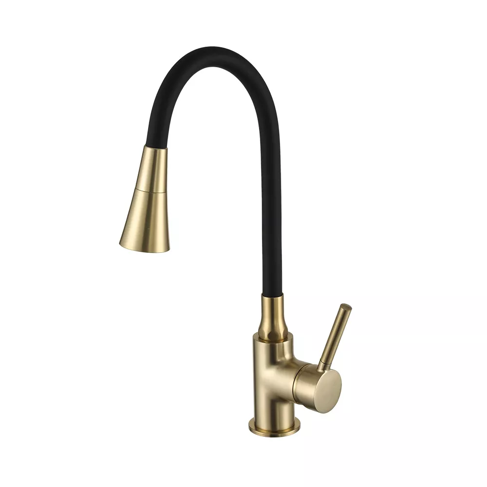 Смеситель для кухни Frap F4044-3 с гибким изливом аэратор 2 режима (SQ-1046114)