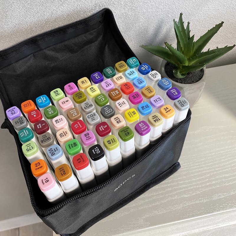 Набор скетч маркеров Touch Kikyou двусторонних 60 шт