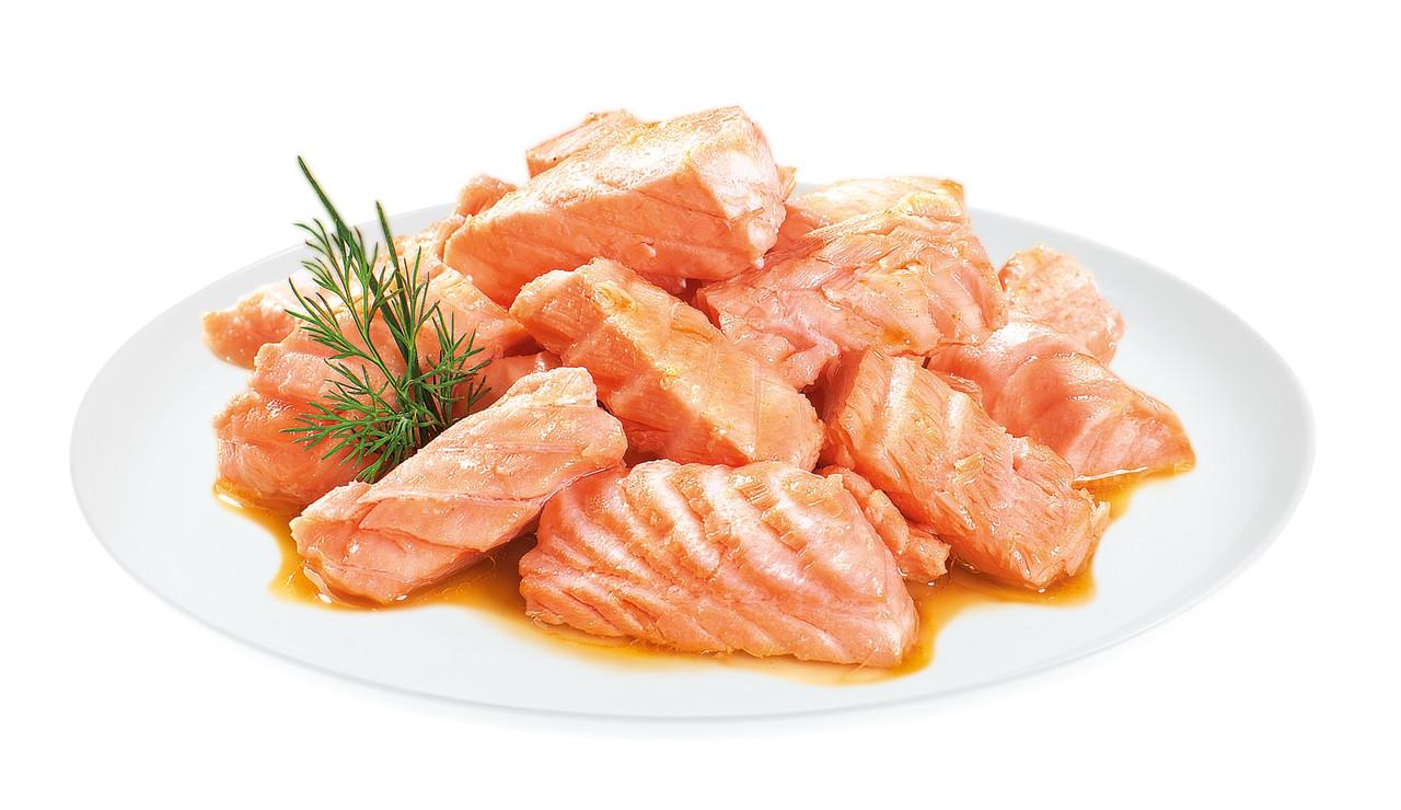 Вологий корм для стерилізованих котів Brit Premium Cat Salmon Fillets лосось 85 г (101141) - фото 2 Вологий корм для стерилізованих котів Brit Premium Cat Salmon Fillets лосось 85 г (101141) - фото 2