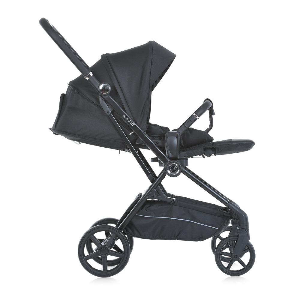 Коляска детская прогулочная El Camino SPIN 360 Black (ME 1138) - фото 5