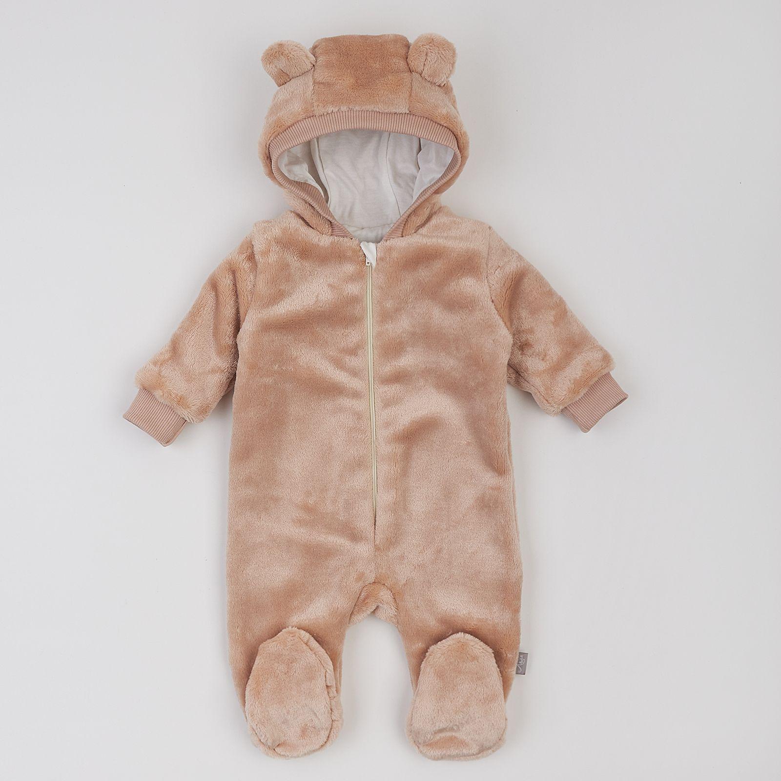 Чоловічок-комбінезон дитячий ЛяЛя 8мх081 демісезонний 74 см Бежевий (23536998)