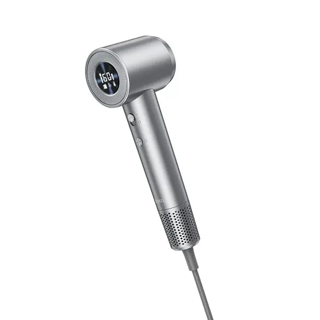 Фен Hoco HP10 High-Speed Negative Ion Hair Dryer with Digital Display Grey