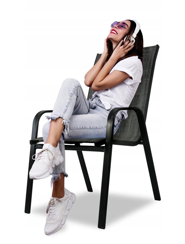 Кресло садовое GardenLine Majorka Grey (2744453497)