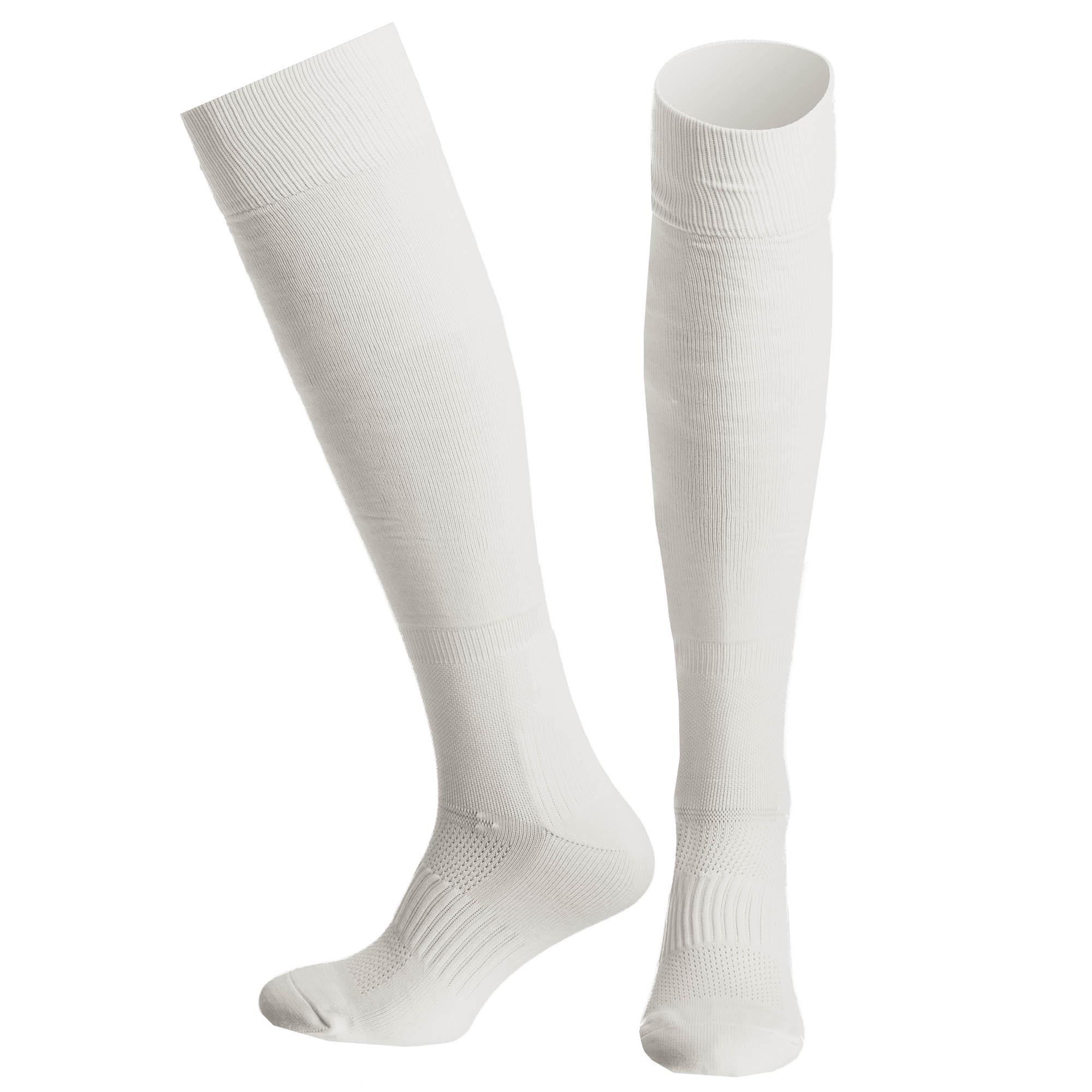 Гетры футбольные Zelart KS-02L р. 40-45 Белый (DR011055)