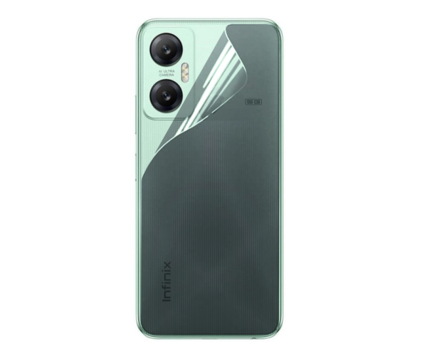 Пленка противоударная гидрогелевая Hydrogel Film для Infinix Hot 20 5g на заднюю панель Transparent