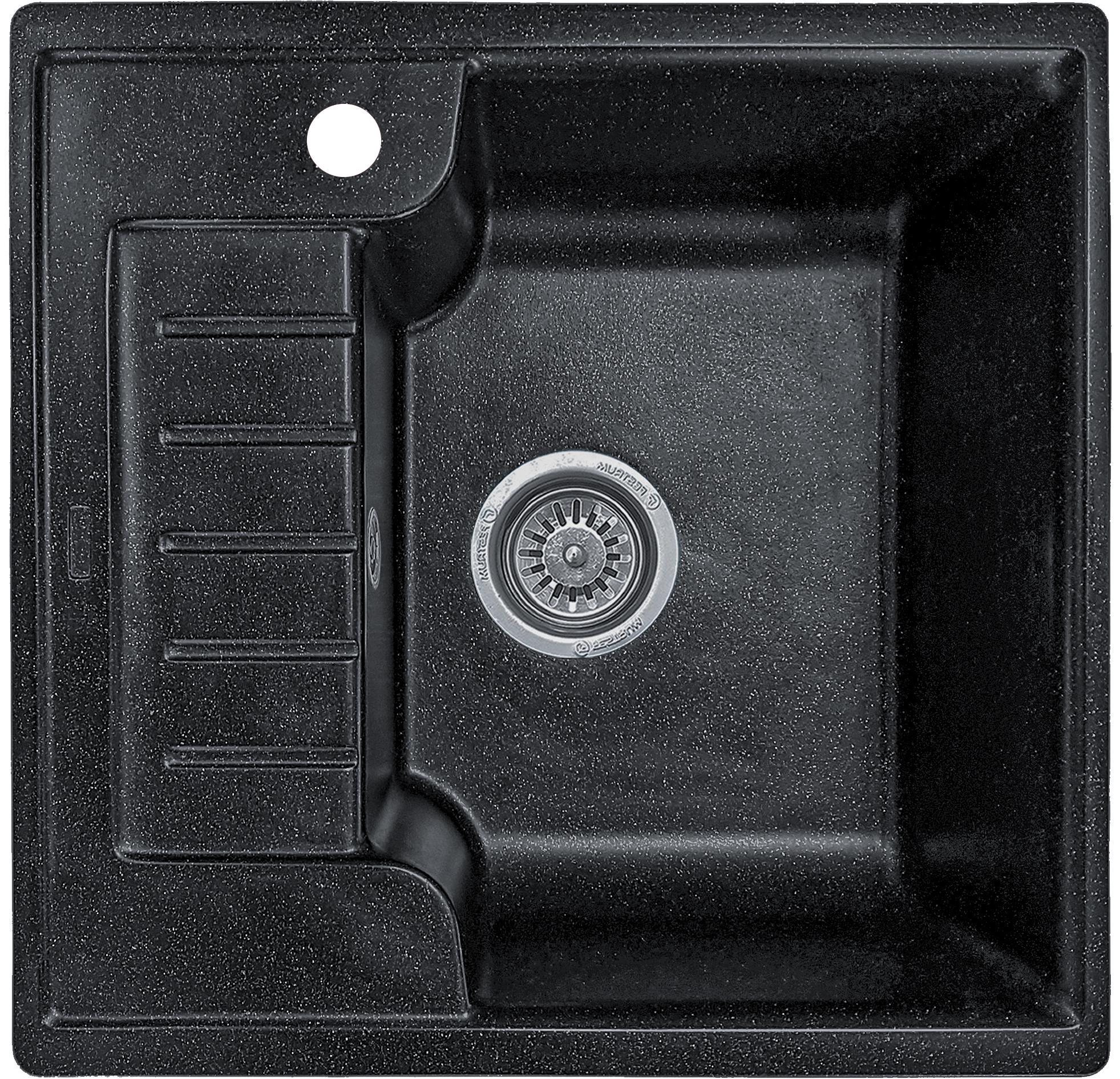 Мойка кухонная Valetti 71L 510x490 мм Черный - фото 1 Мойка кухонная Valetti 71L 510x490 мм Черный - фото 1