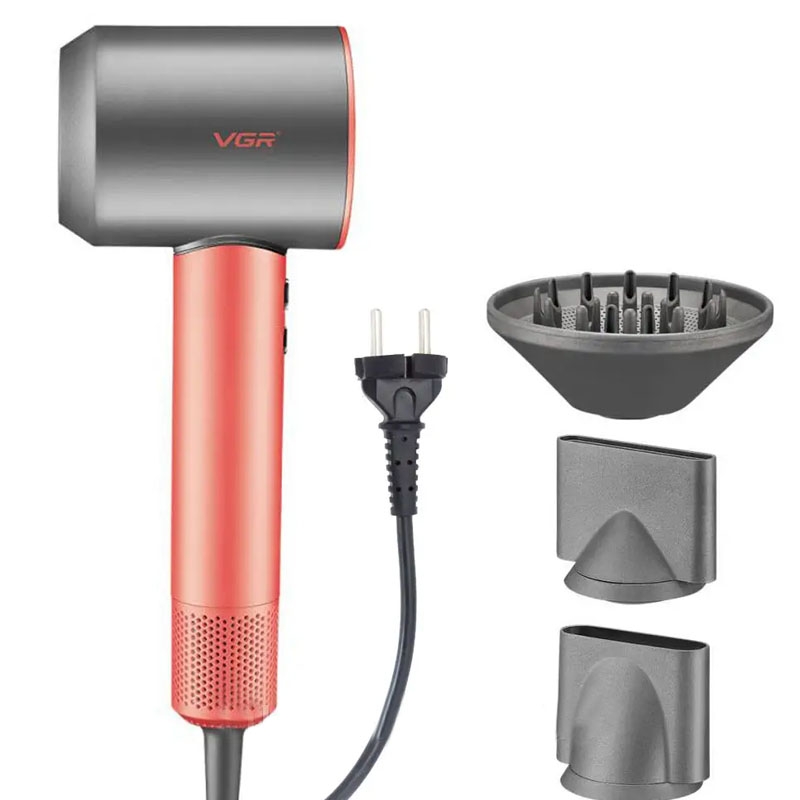 Фен для волос VGR V-440 профессиональный 1400 Вт Orange (tf7292) - фото 4 Фен для волос VGR V-440 профессиональный 1400 Вт Orange (tf7292) - фото 4